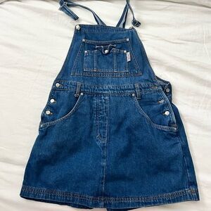 Blue Denim Overalls